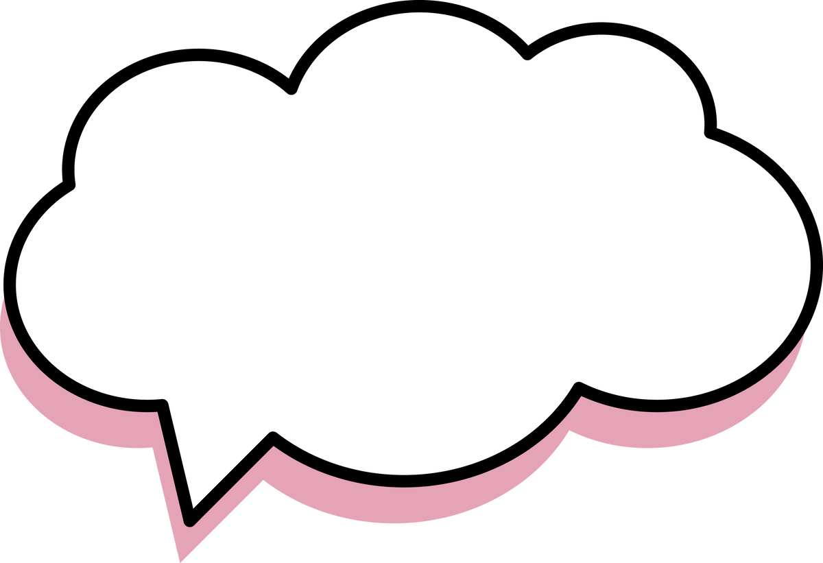 white speech bubble, quotes box, text box, frame talk, chat box, conversation bubble decoration